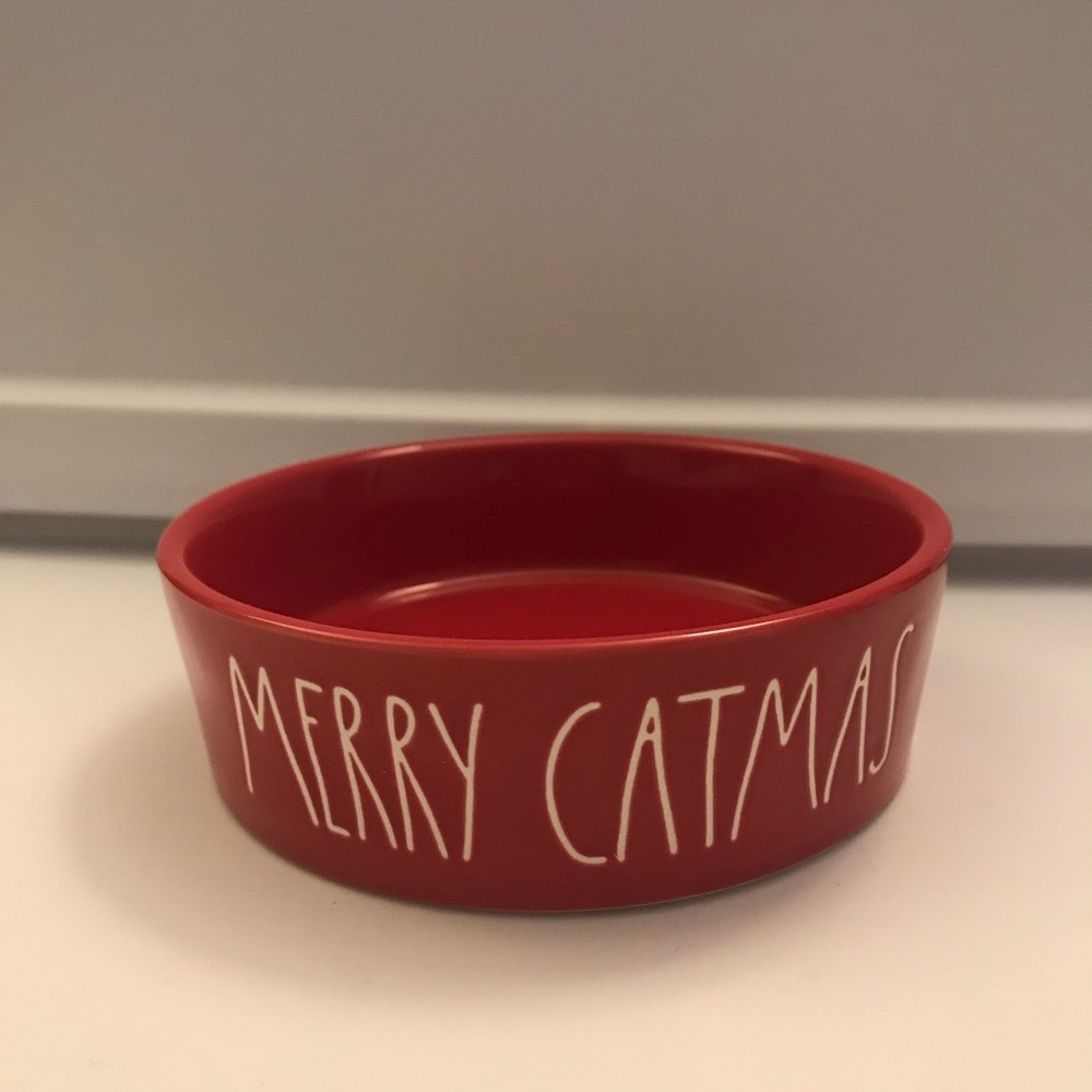 Rae Dunn Merry Catmas Cat Dish